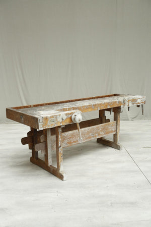 Early 20th century Swedish industrial workbench