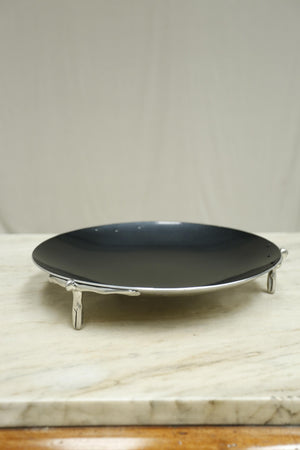 20th century Pewter dish with feet by Carrol Boyes