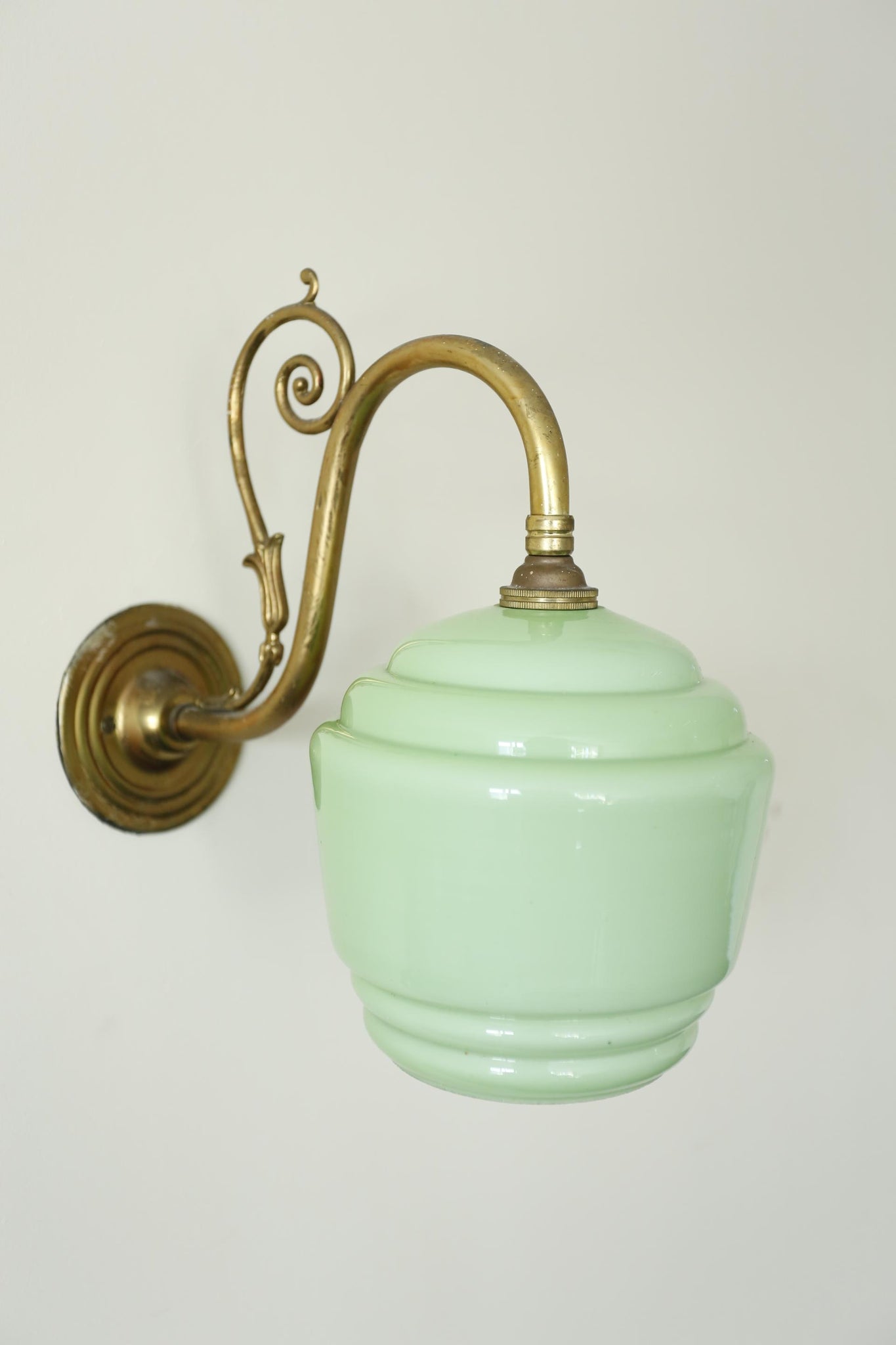 Vintage Wall Light- Mint Green