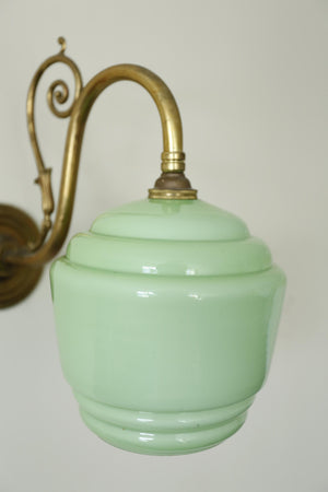 Vintage Wall Light- Mint Green