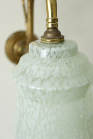 Vintage Wall Light- Mint Speckle