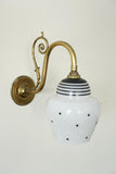 Vintage Wall Light- Polka dot