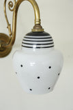 Vintage Wall Light- Polka dot