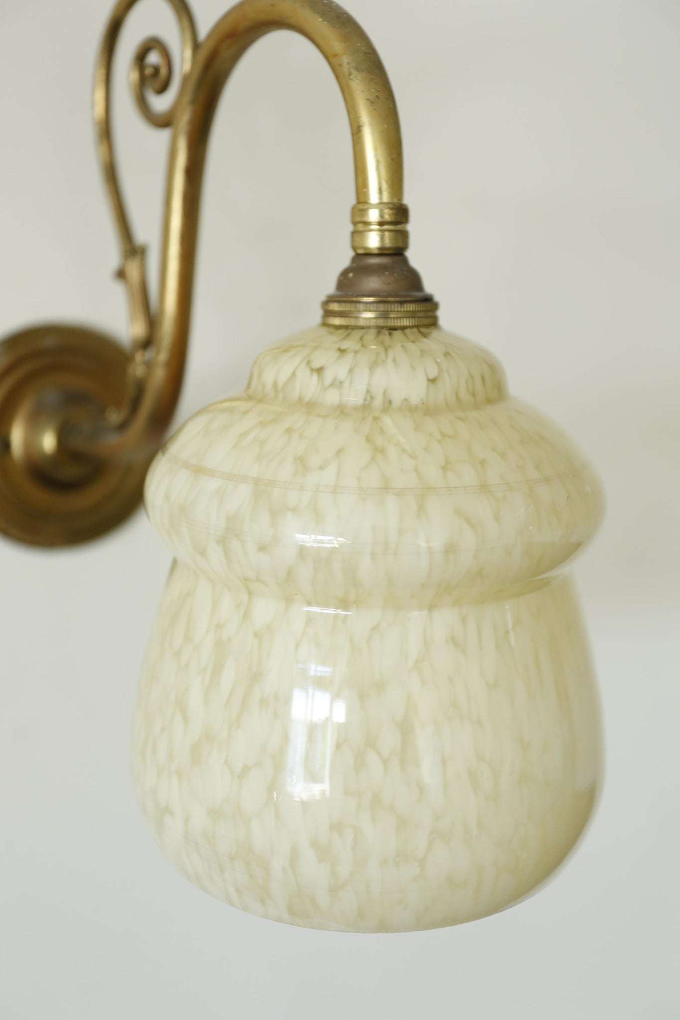 Vintage Wall Light- Yellow Speckle