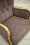 Swedish mid century pale framed armchair - TallBoy Interiors