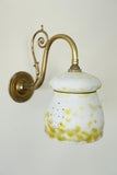 Vintage Wall Light- Autumn scalloped edge