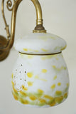 Vintage Wall Light- Autumn scalloped edge