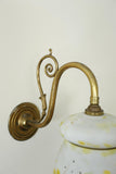 Vintage Wall Light- Autumn scalloped edge