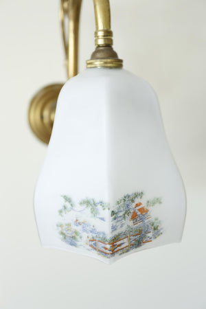 Vintage Wall Light- Chinoiserie