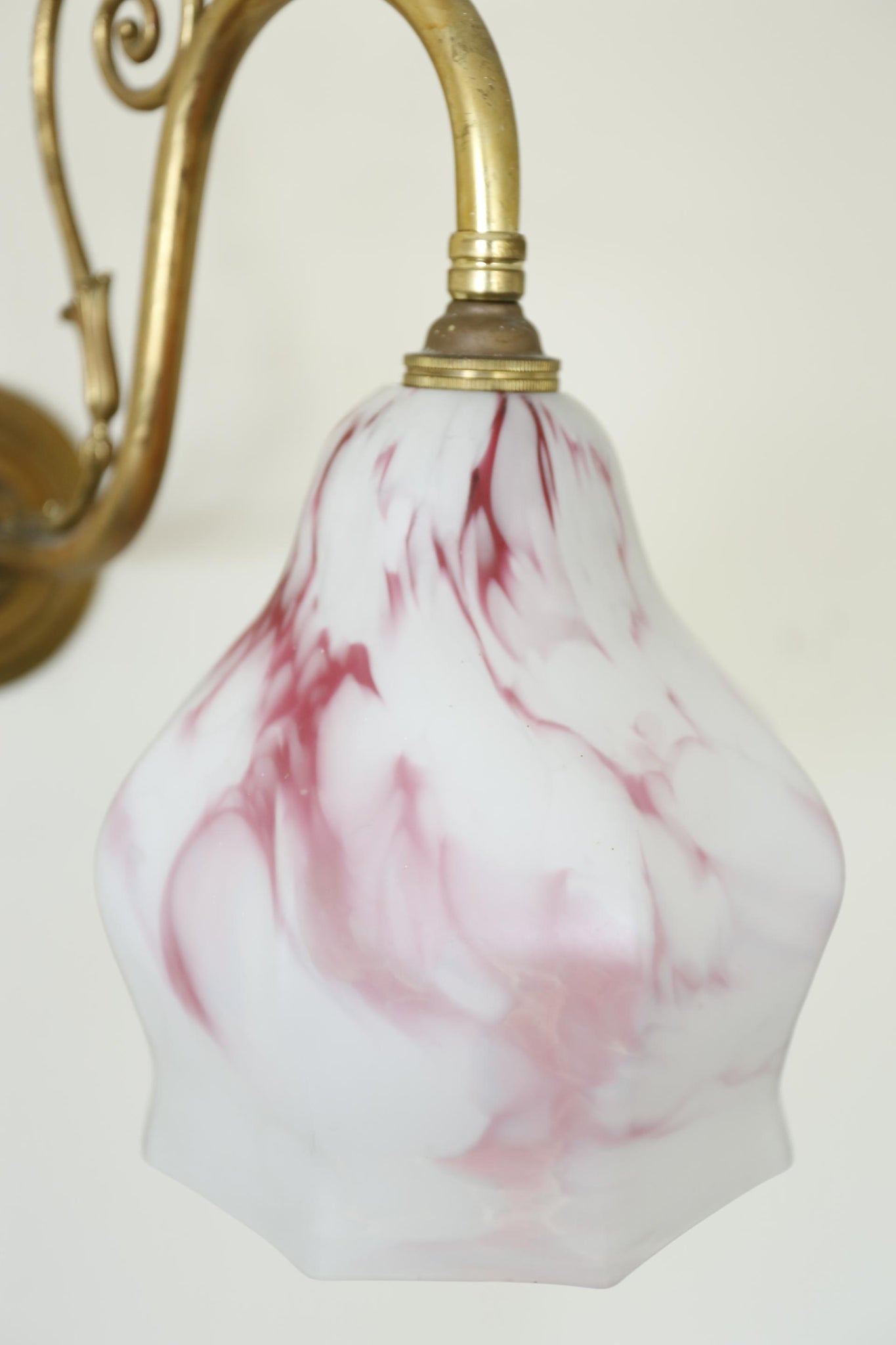 Vintage Wall Light- Purple marble effect