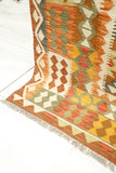 20th century Orange Kilim rug