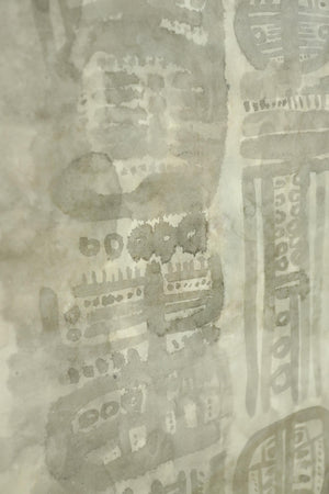 20th century Japanese mix media painting by Shoichi Hasegawa