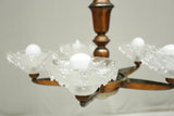 Art Deco copper chandelier- Architectural elements