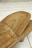 Antique African Iroko Wood Senufo Bed coffee table