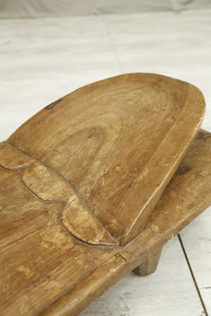 Antique African Iroko Wood Senufo Bed coffee table