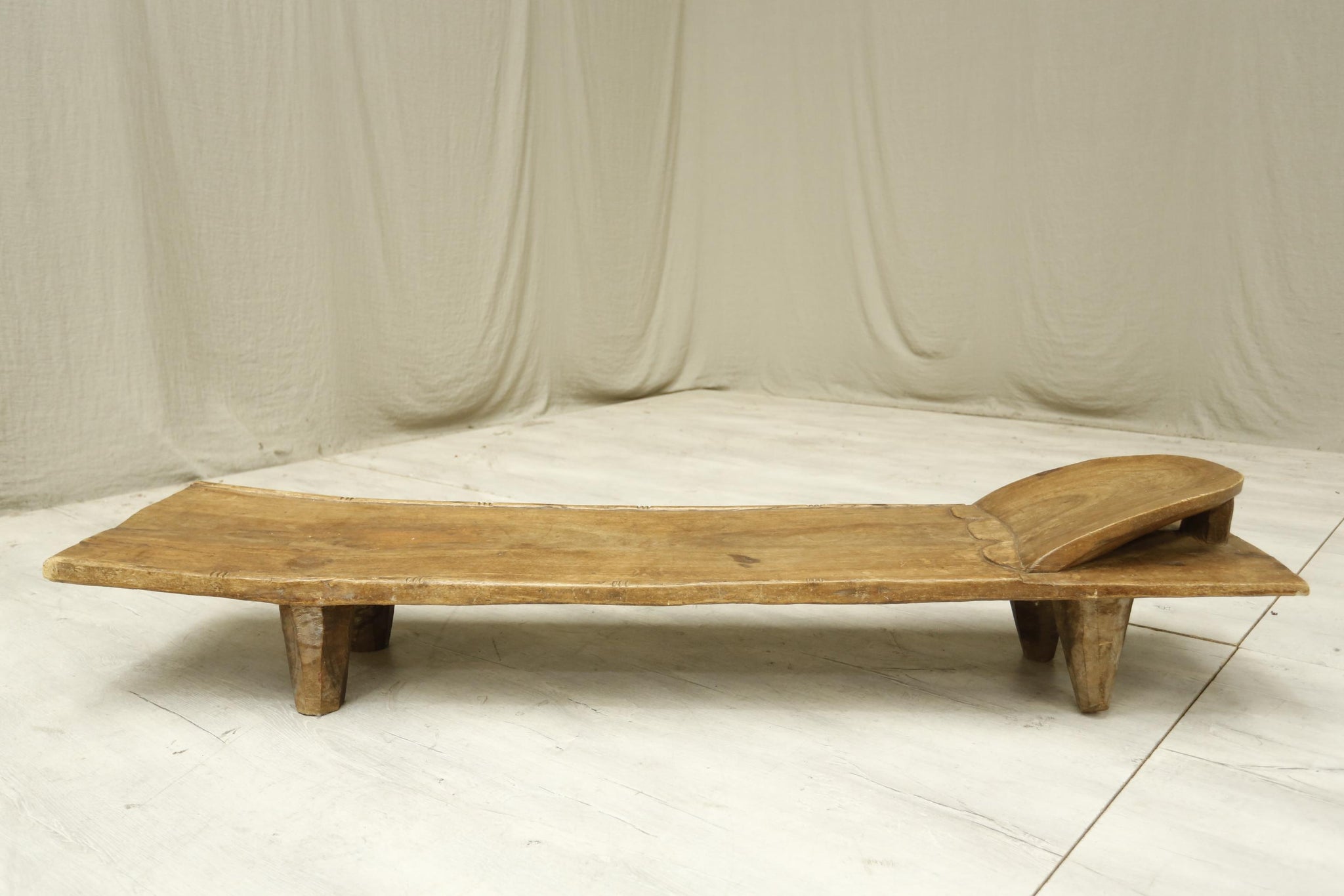 Antique African Iroko Wood Senufo Bed coffee table