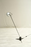 20th century Atomic chrome adjustable floor lamp