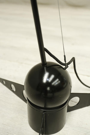 20th century Atomic chrome adjustable floor lamp