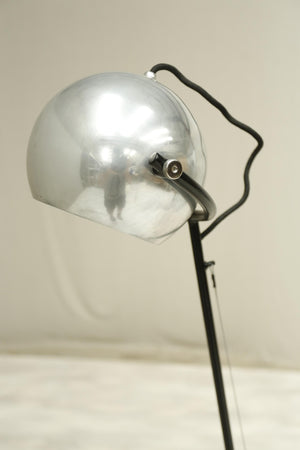 20th century Atomic chrome adjustable floor lamp