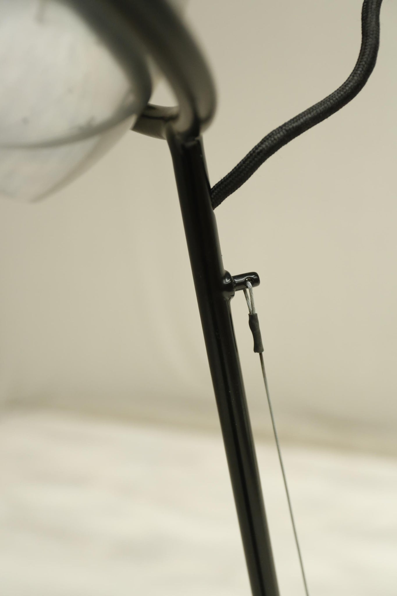 20th century Atomic chrome adjustable floor lamp