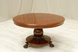 Victorian Flame mahogany flip top centre table - TallBoy Interiors