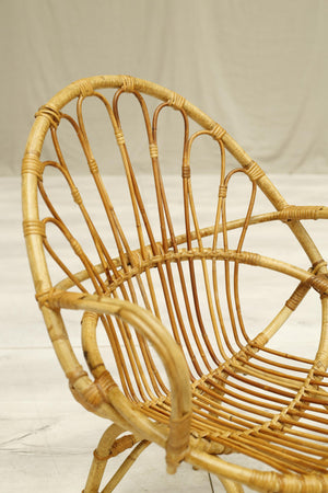 Mid century bamboo desk chair - TallBoy Interiors