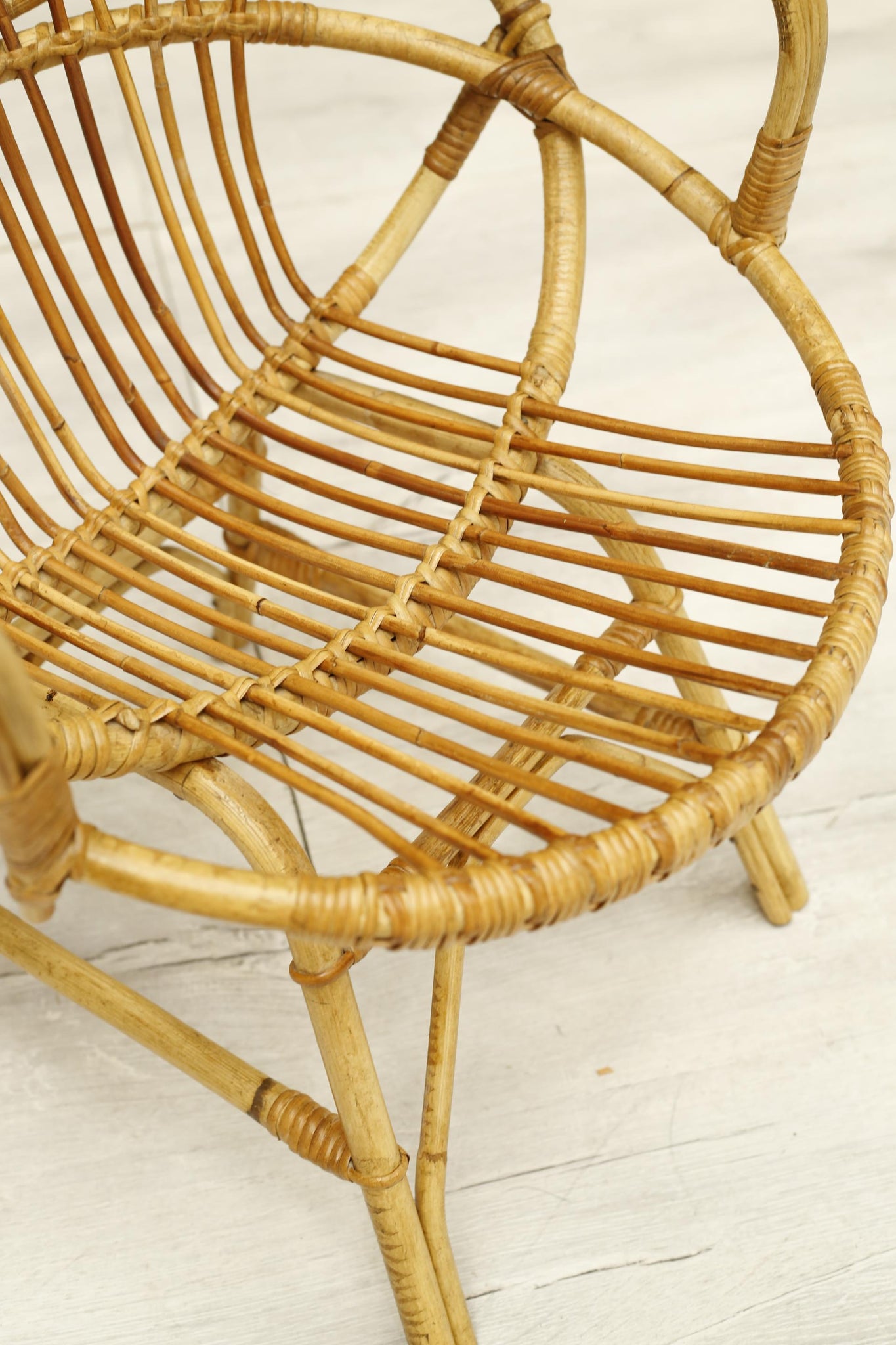 Mid century bamboo desk chair - TallBoy Interiors