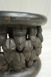 20th century carved African tribal coffee table