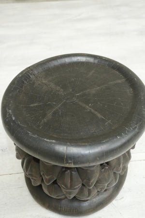 20th century carved African tribal coffee table