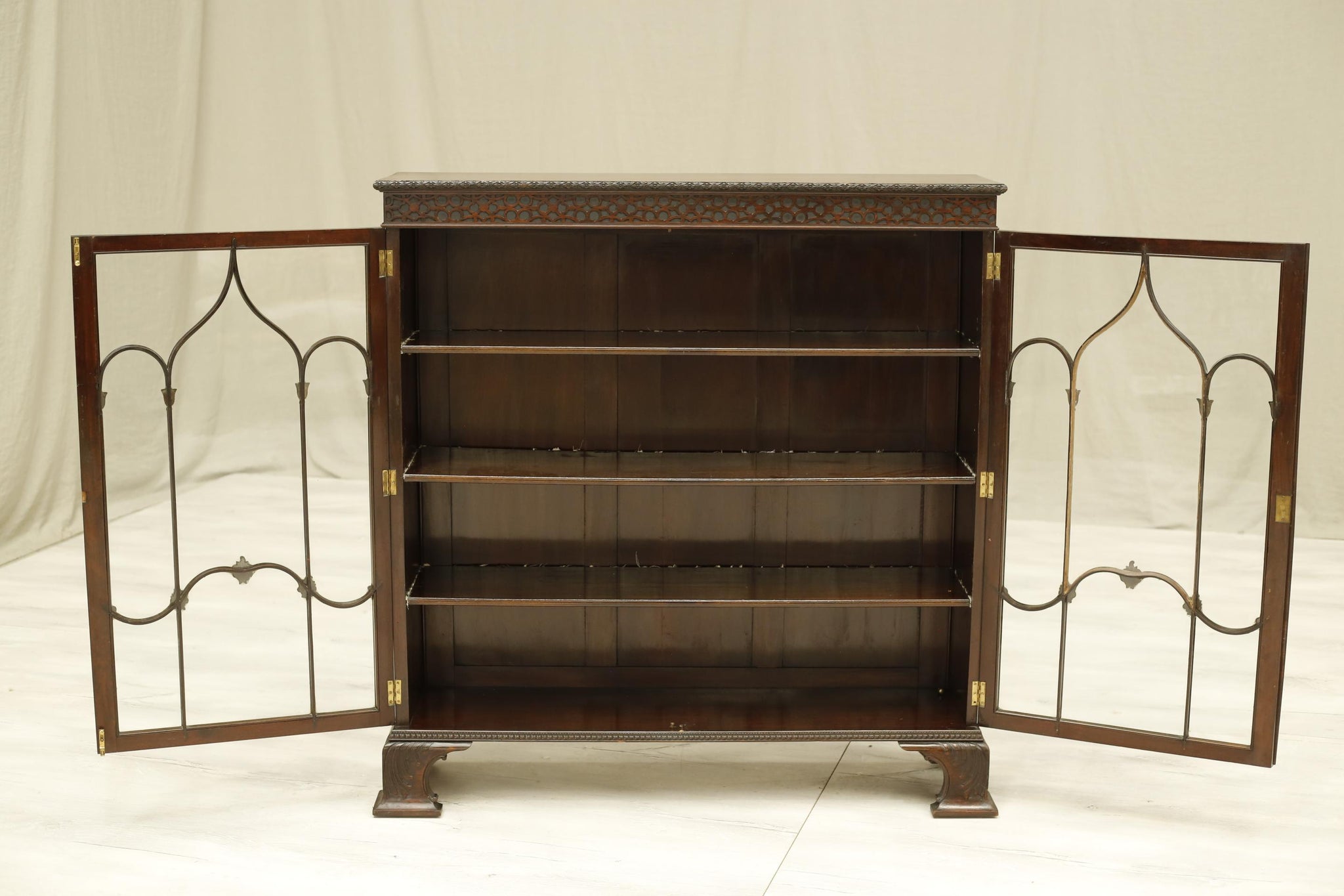 19th century Mahogany glazed display cabinet - TallBoy Interiors