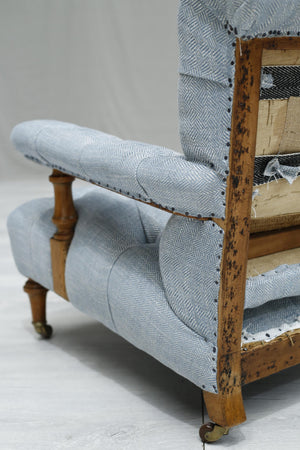 Victorian country house open arm chair - TallBoy Interiors