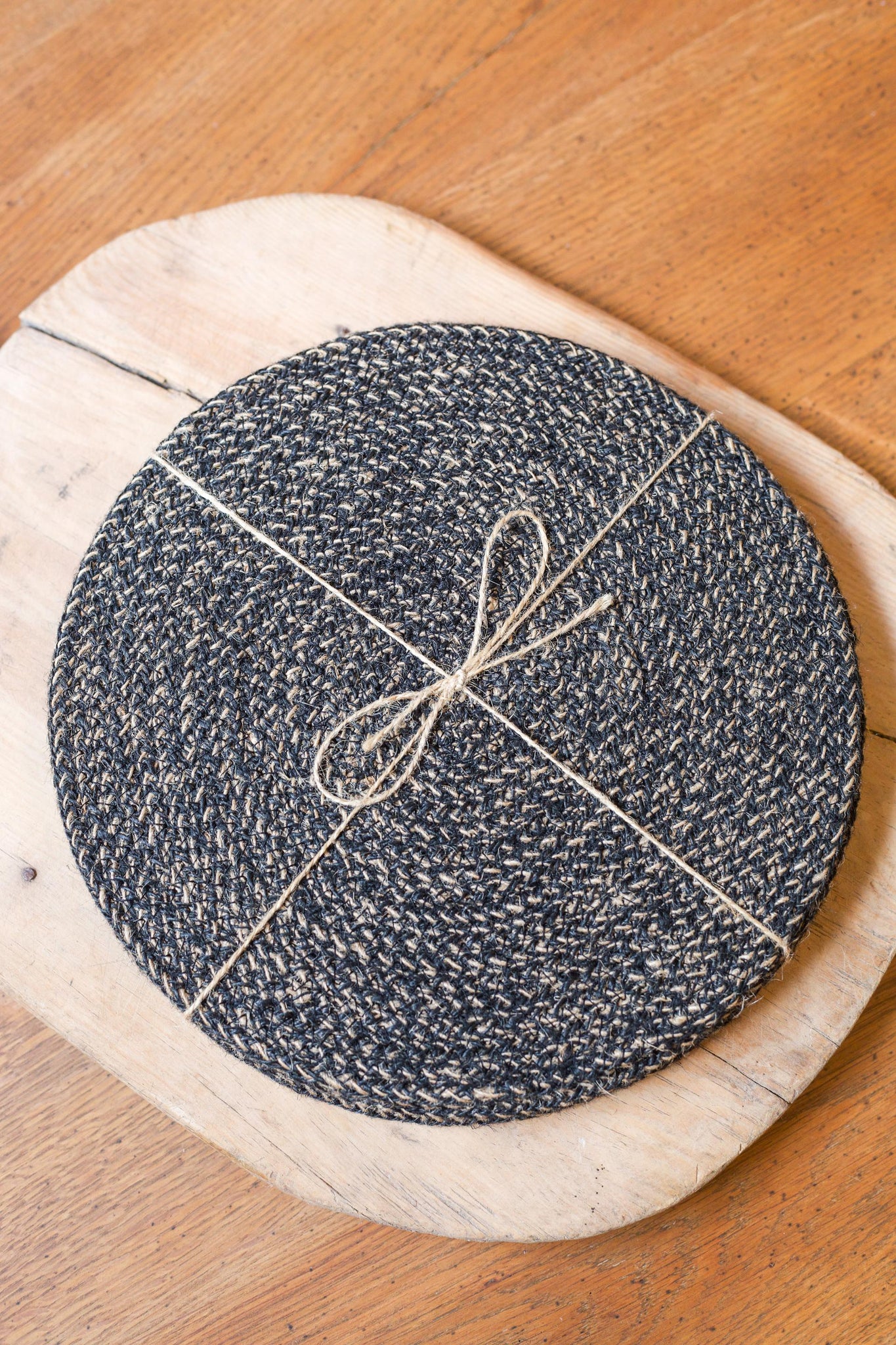 Jet Black Jute placemats