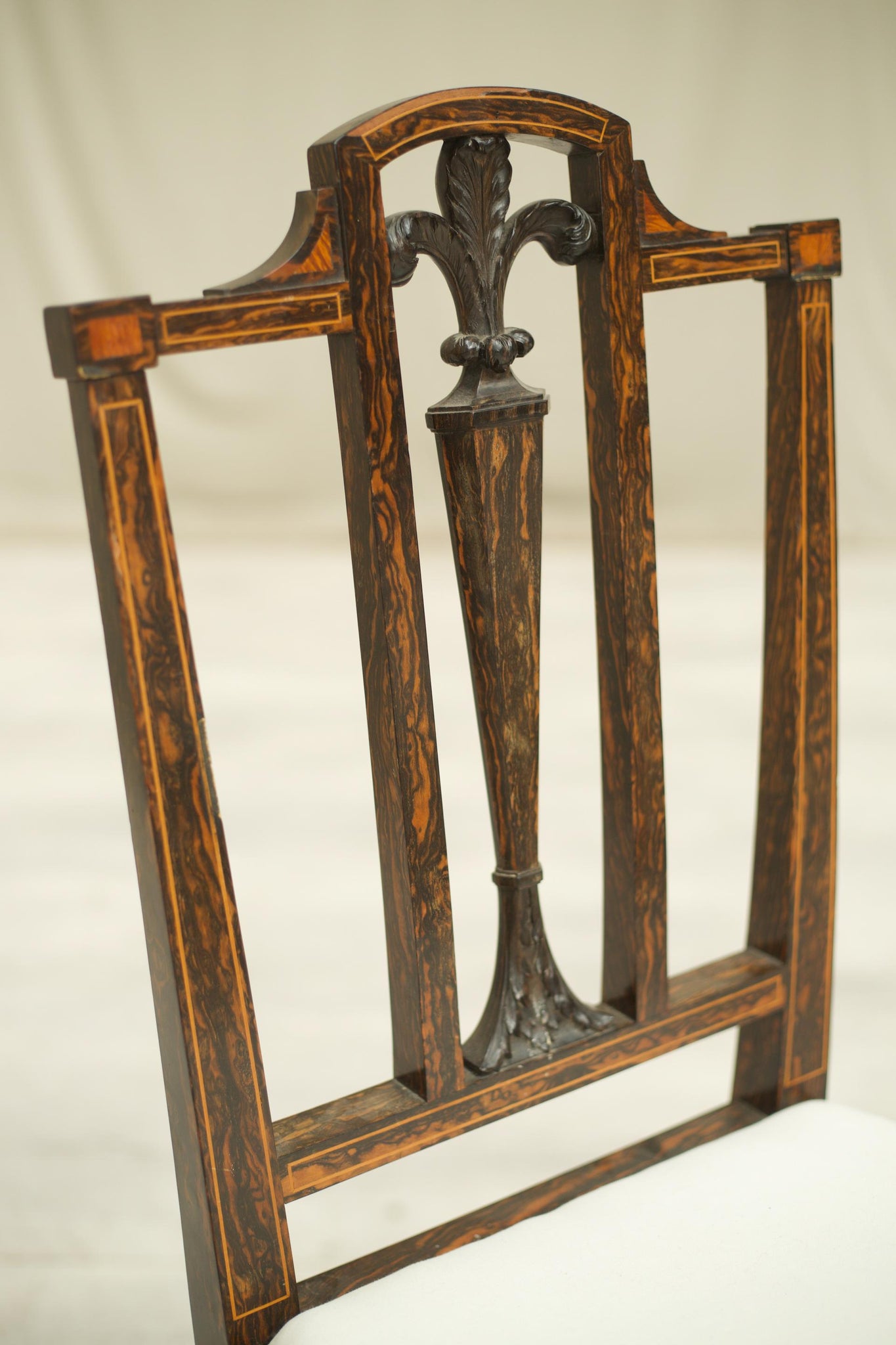 Antique Edwardian Coromandel side chair
