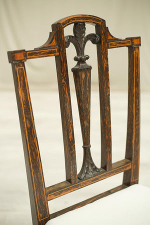 Antique Edwardian Coromandel side chair