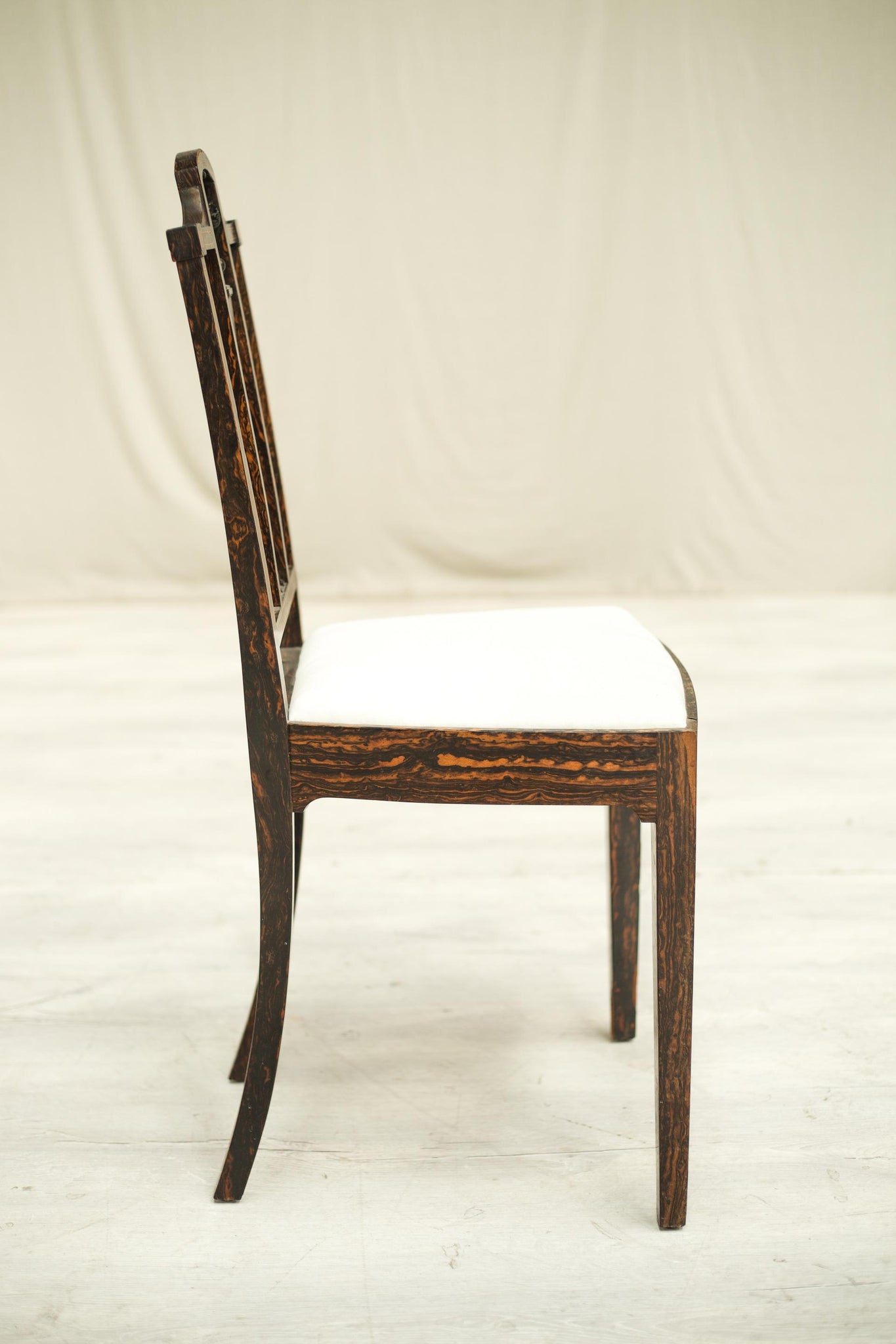 Antique Edwardian Coromandel side chair