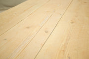 Long Rustic 'X' Frame pine dining table - TallBoy Interiors