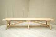 Rustic 'Farmhouse' pine dining table - 6 legged - TallBoy Interiors