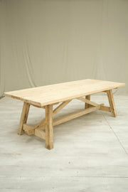 Rustic 'Farmhouse' Pine dining table - 4 legged - TallBoy Interiors