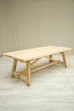 Rustic 'Farmhouse' Pine dining table - 4 legged