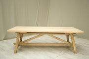 Rustic 'Farmhouse' Pine dining table - 4 legged - TallBoy Interiors
