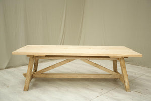 Rustic 'Farmhouse' Pine dining table - 4 legged