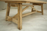 Rustic 'Farmhouse' Pine dining table - 4 legged - TallBoy Interiors
