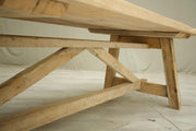 Rustic 'Farmhouse' Pine dining table - 4 legged - TallBoy Interiors