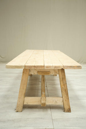 Rustic 'Farmhouse' Pine dining table - 4 legged