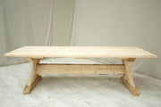 Rustic 'X'Frame pine dining table - TallBoy Interiors