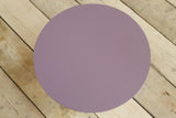 'Loch' turned wood and lacquered side table - Heather