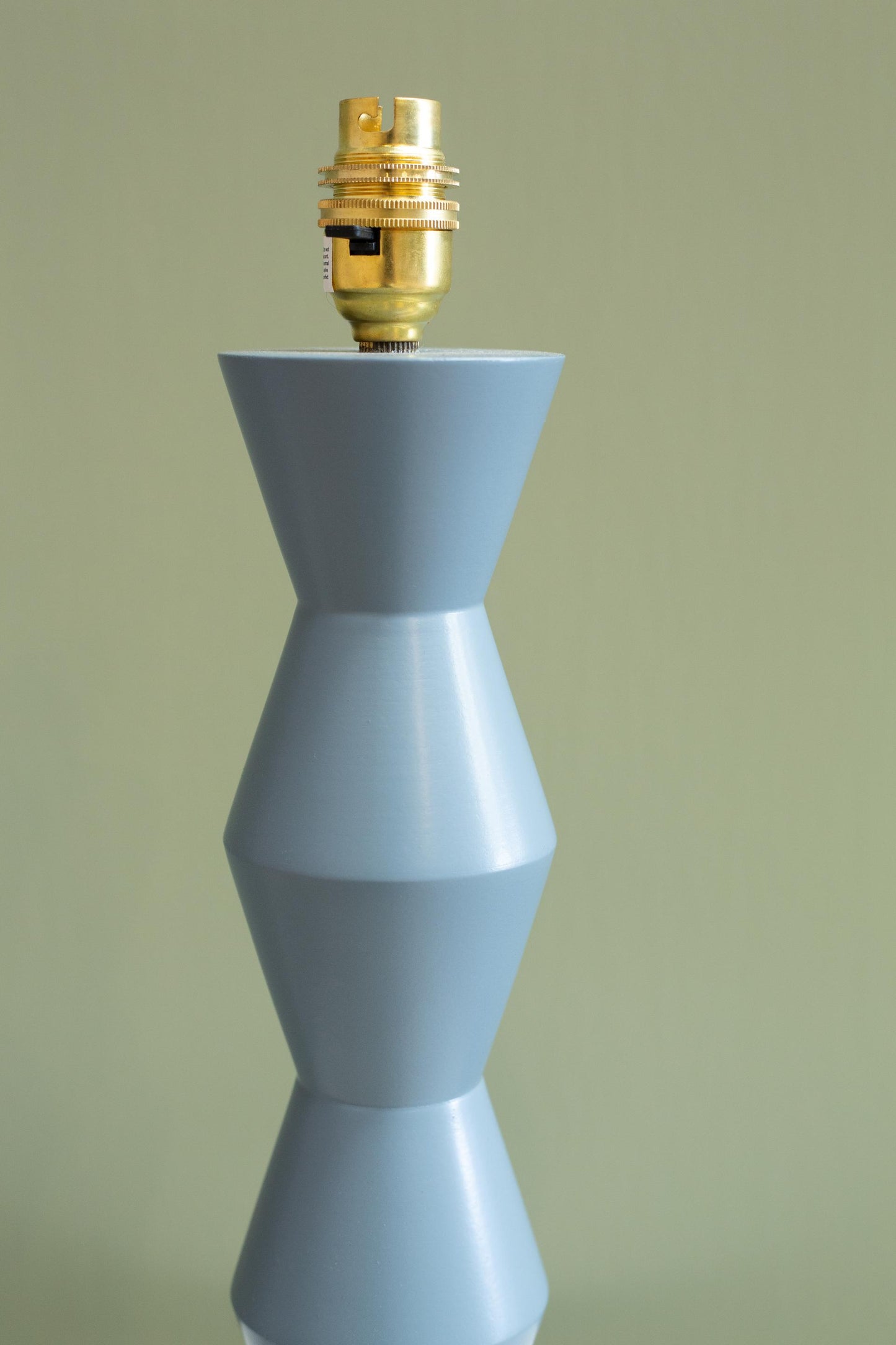 'Munro' turned wood table lamp - North Sea