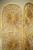 Vintage Rattan and wicker partition screen - TallBoy Interiors