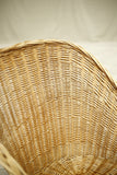 Vintage wicker low seated lounge chair - TallBoy Interiors