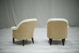Pair of Antique French tub chairs - TallBoy Interiors